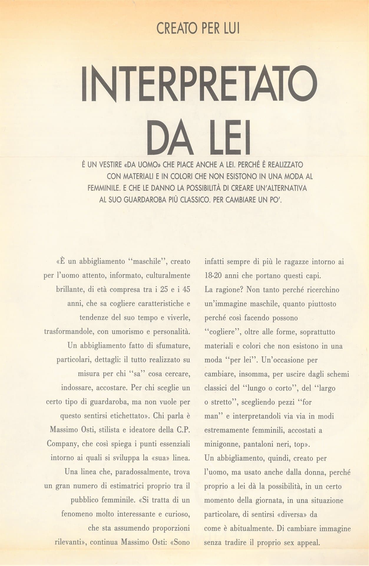 LEI EDIZIONE ITALIANA DI GLAMOUR APRILE 1988 1