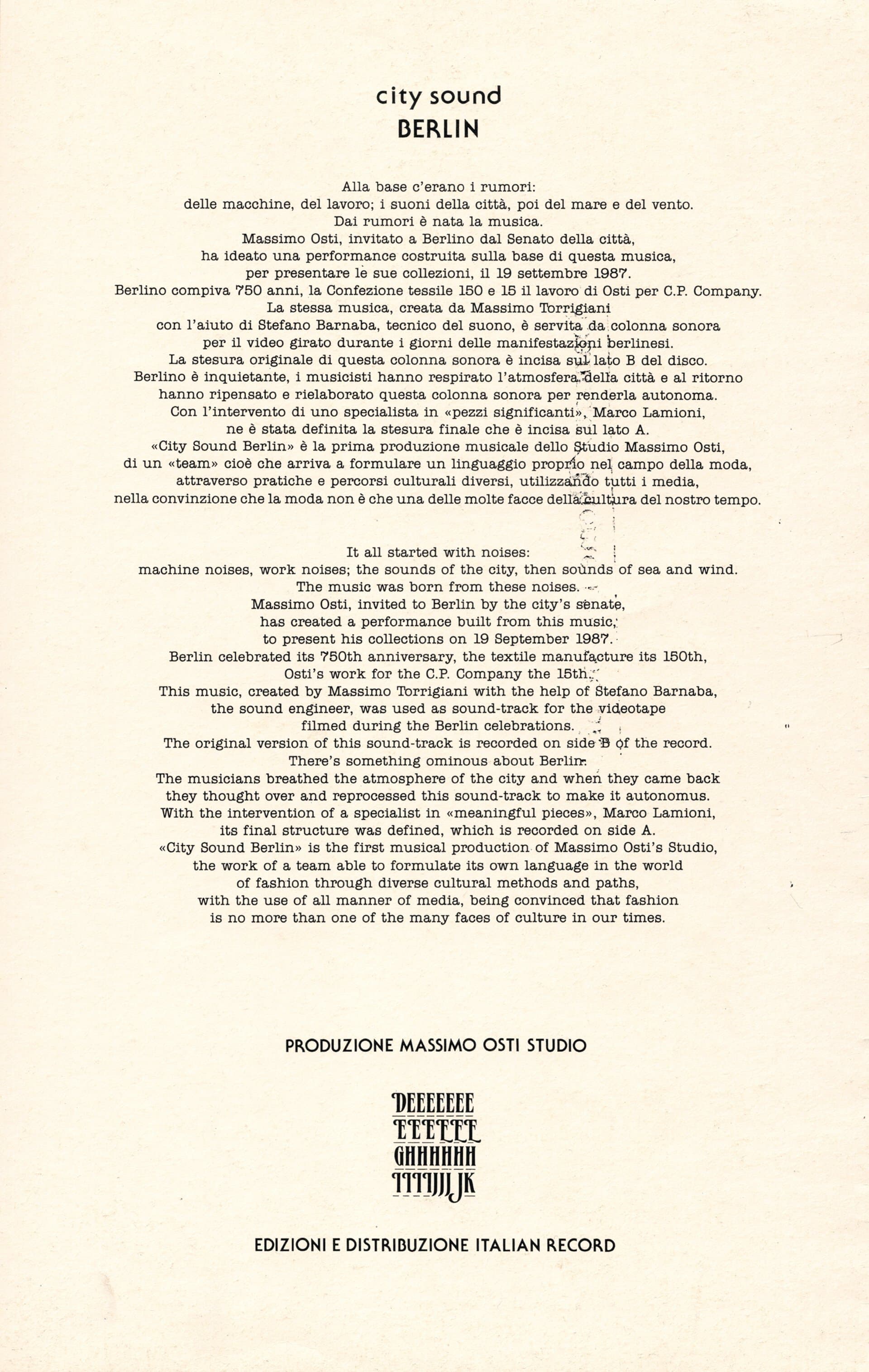 Music City Sound Berlin 1987 2