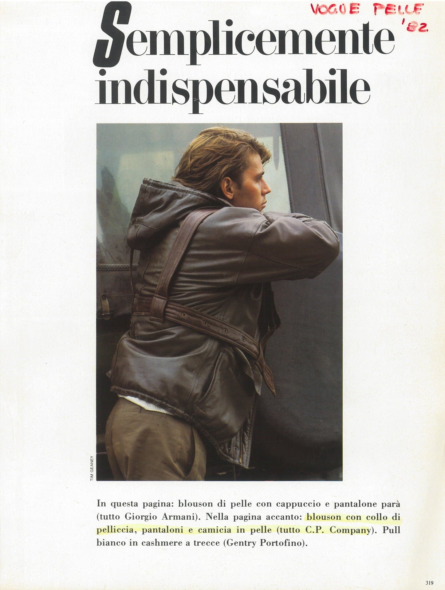 VOGUE PELLE SETTEMBRE 1982 319